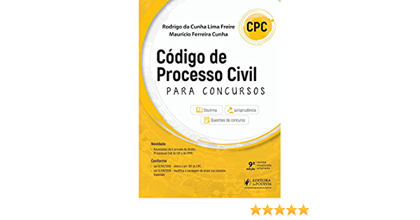 livro de Processo Civil para Concursos